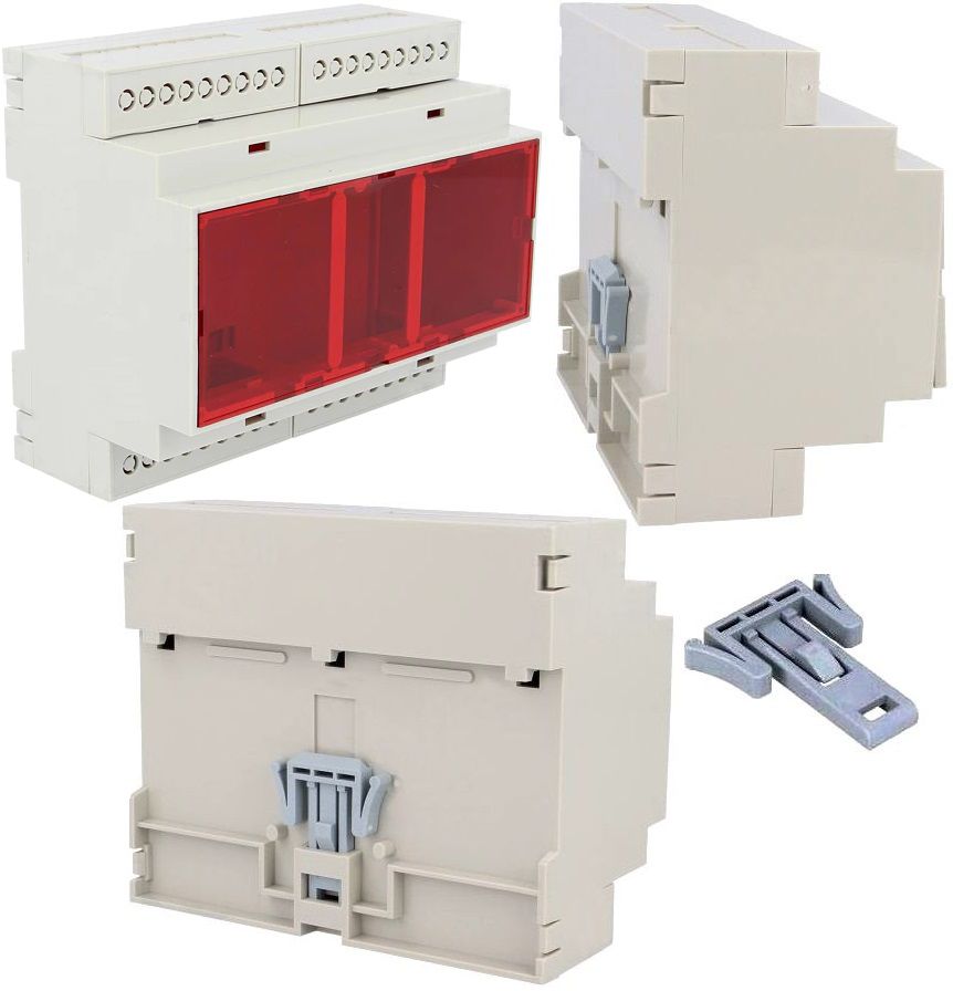 Caja 6 huecos dm Rojo